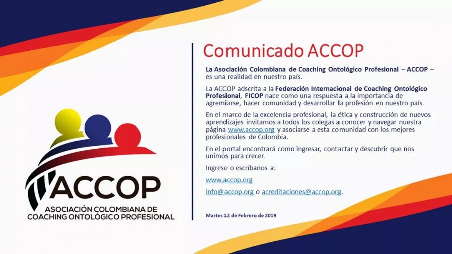 Creaci&oacute;n de la im&aacute;gen corporativa y finalizaci&oacute;n de consolidaci&oacute;n de la ACCOP